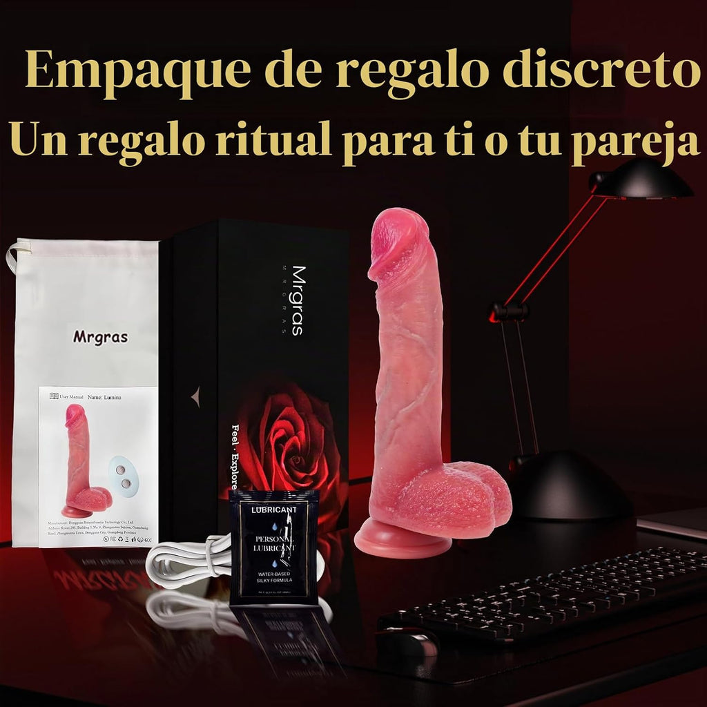Mrgras Sex Toys Realista Empuje Punto G Consolador Vibrador Pene Co...