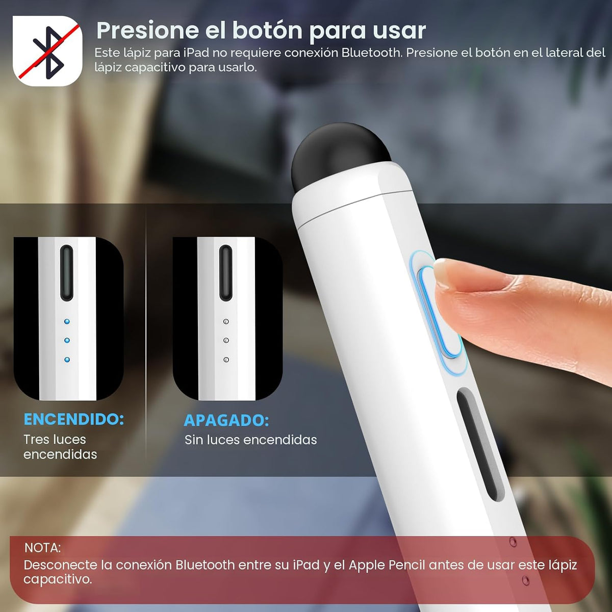 STYLUSHOME - Lápiz para iPad de Apple, lápiz capacitivo para iPad,...