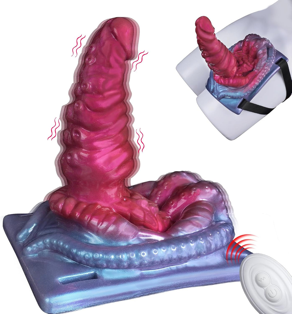 Grind Vibrador Monstruo Consolador Montando Grinder Fantasía Consol...