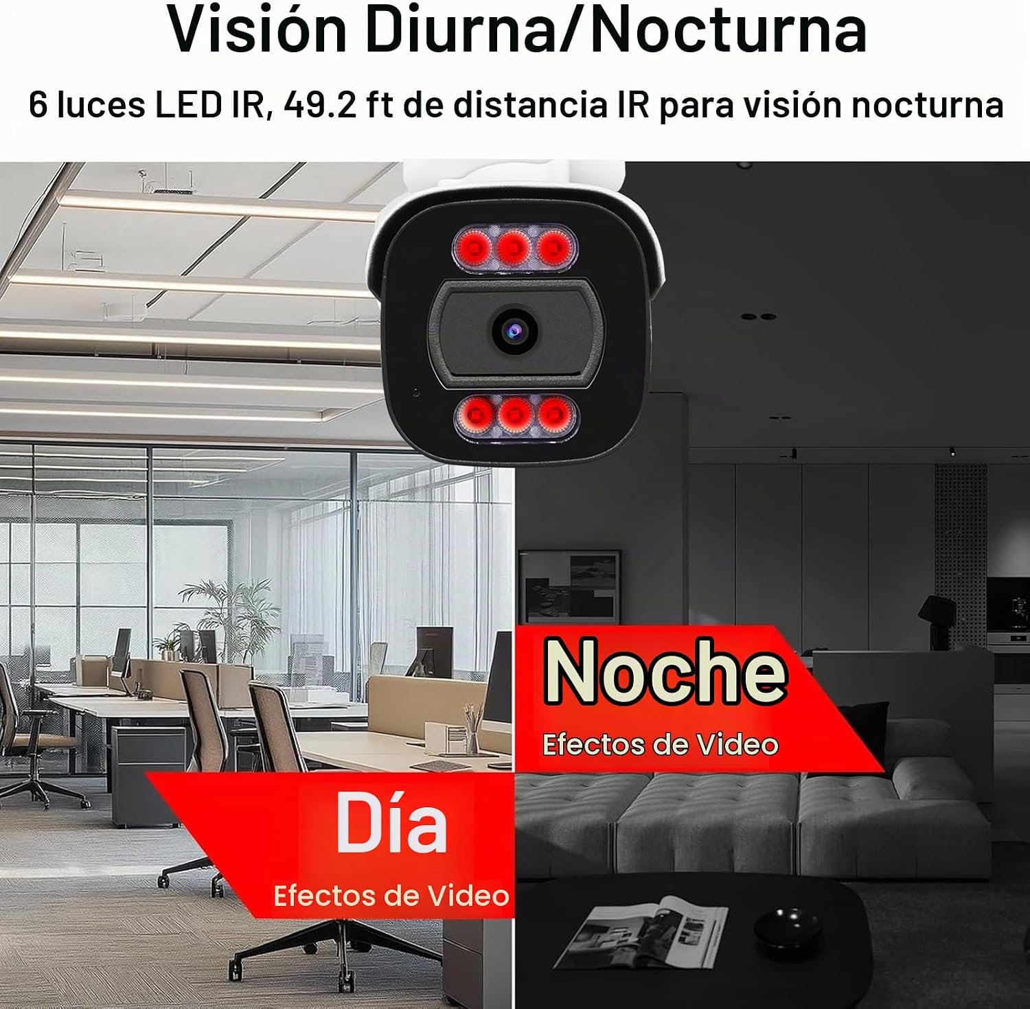 Voniviewse Cámara de seguridad analógica HD-CVI\/TVI\/AHD\/960H 108...