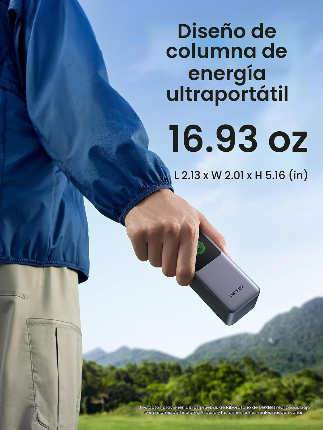 UGREEN Nexode Power Bank 20000mAh 130W Bundle con 65W USB C Cargado...