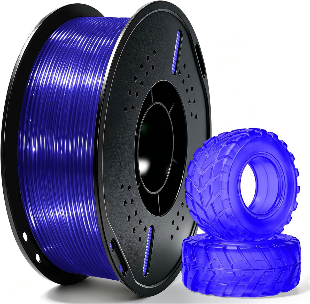 Colourbing Filamento flexible de TPU 95A para impresora 3D, suave y...