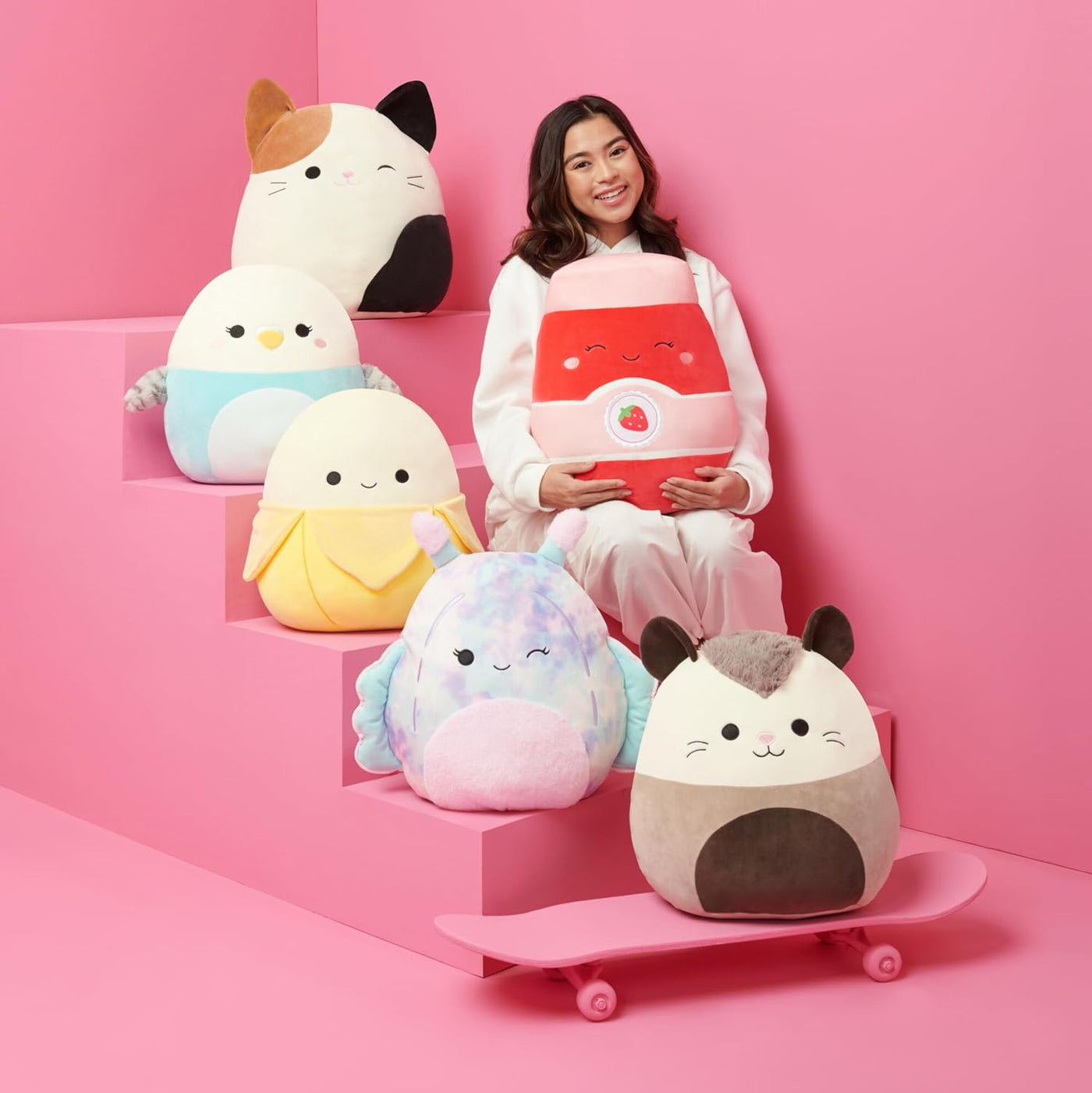 Squishmallows Megg The Deviled Egg original de 14 pulgadas - Peluch...
