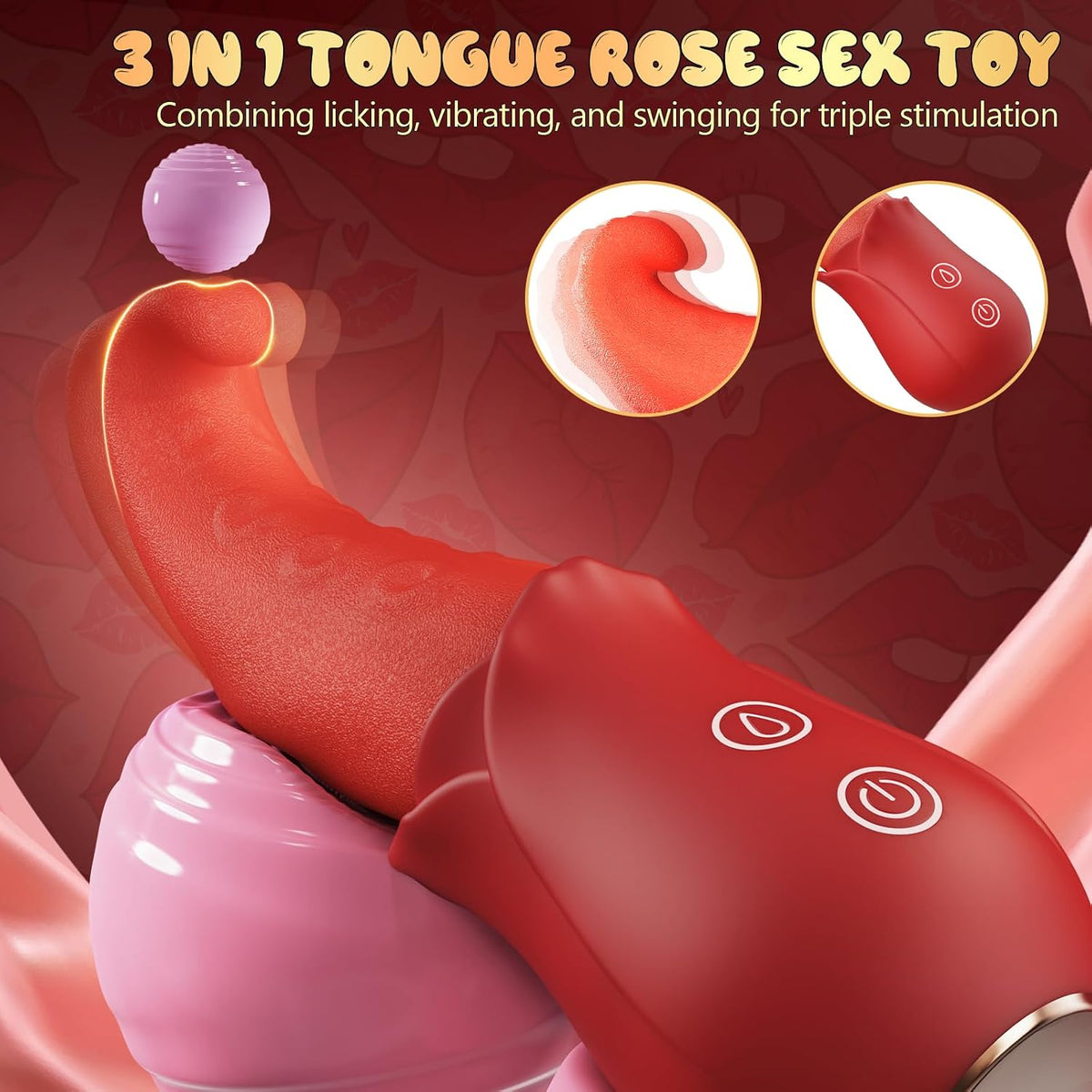 Vibrador de juguetes sexuales para adultos para mujeres, vibrador d...