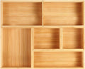 Fabsome Organizador de Cajones de Baño, Caja Contenedor de Bambú pa...