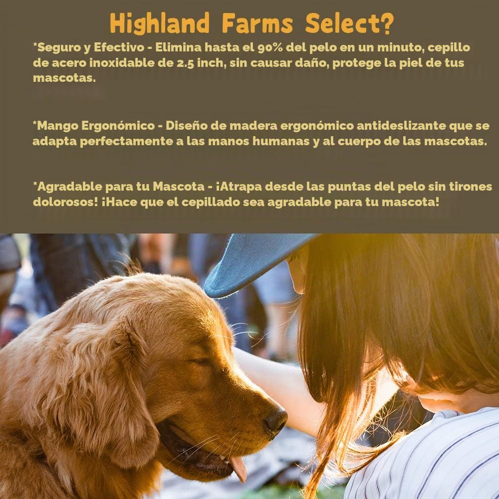 Highland Farms Select Herramienta de limpieza para perros, gatos y...