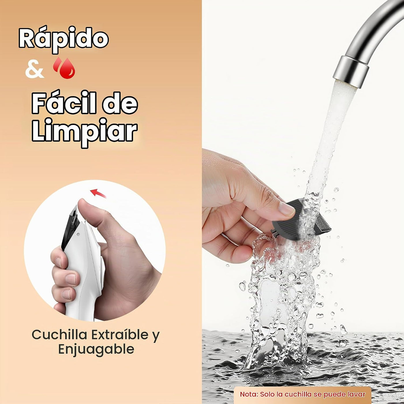 OLOV PROFESSIONAL Cortapelos para hombres, kit de cortapelos inalám...