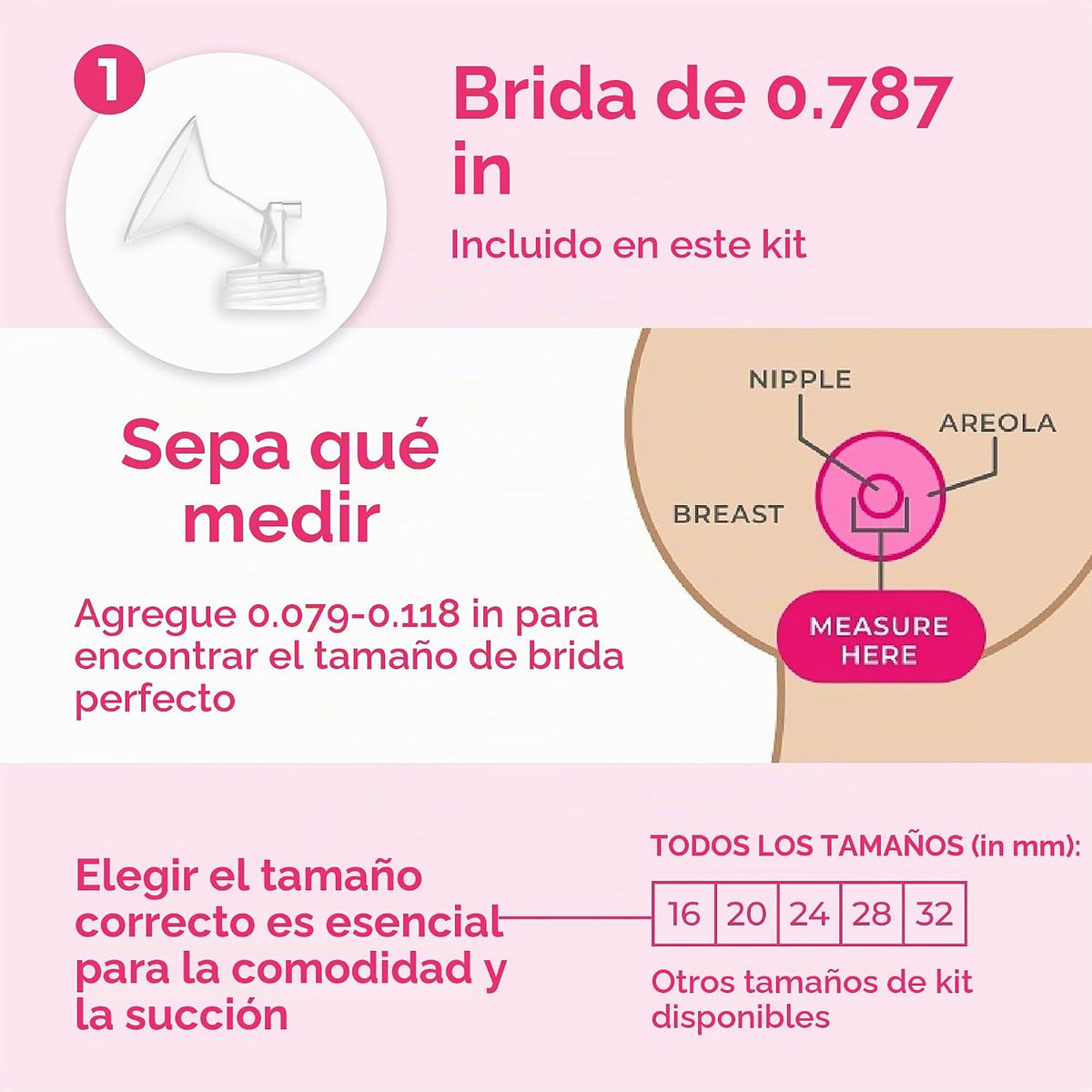 Spectra Baby - Juego de protectores de pecho anchos para extractor...