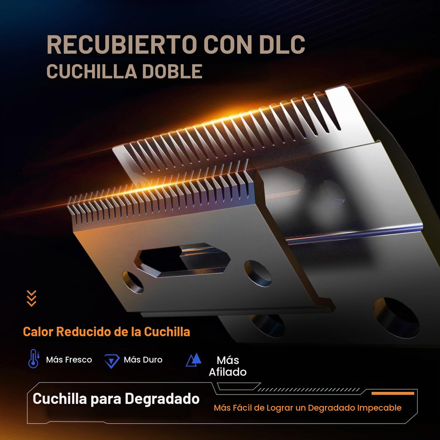 Cortapelos profesionales para hombres - Motor sin escobillas de alt...