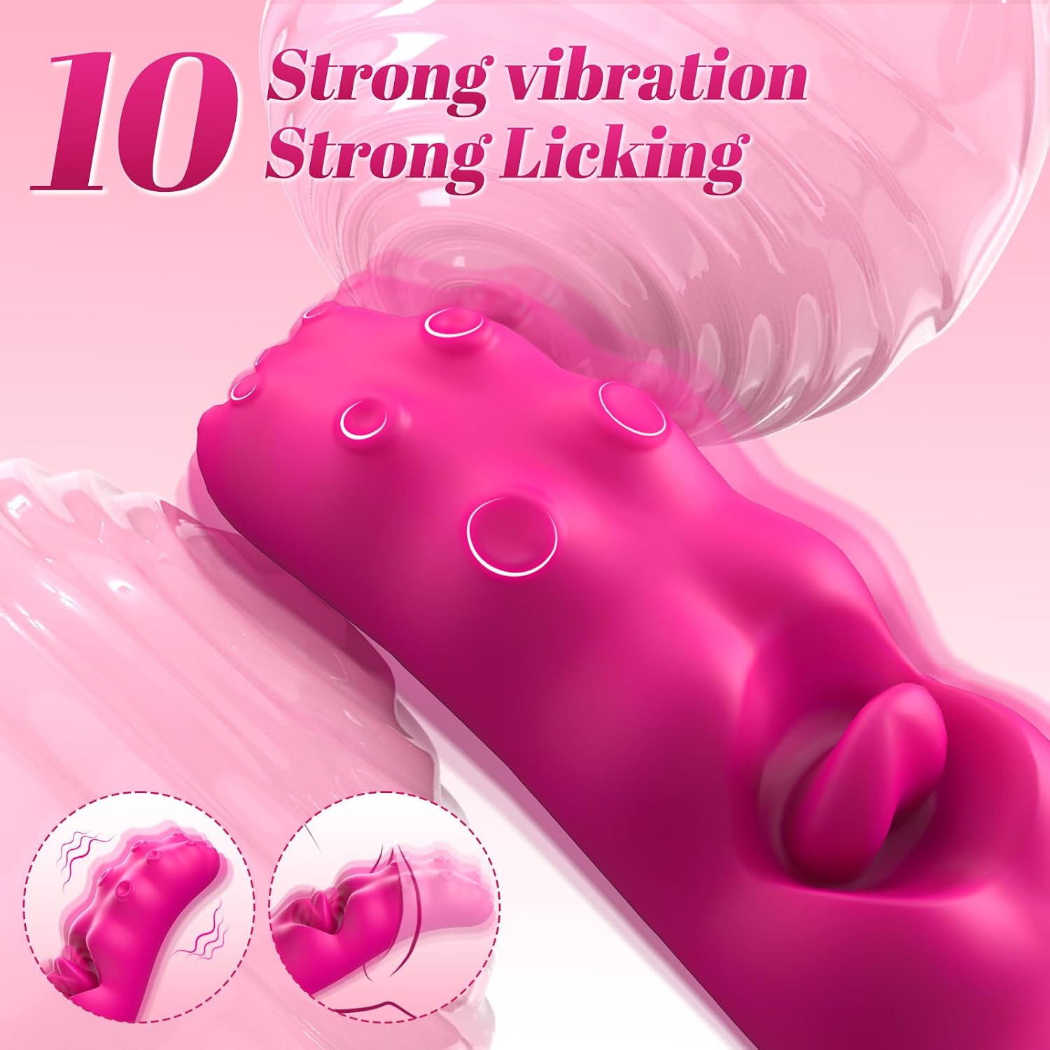 Tuaieu - Vibrador 3 en 1 para parejas, juguetes sexuales para mujer...