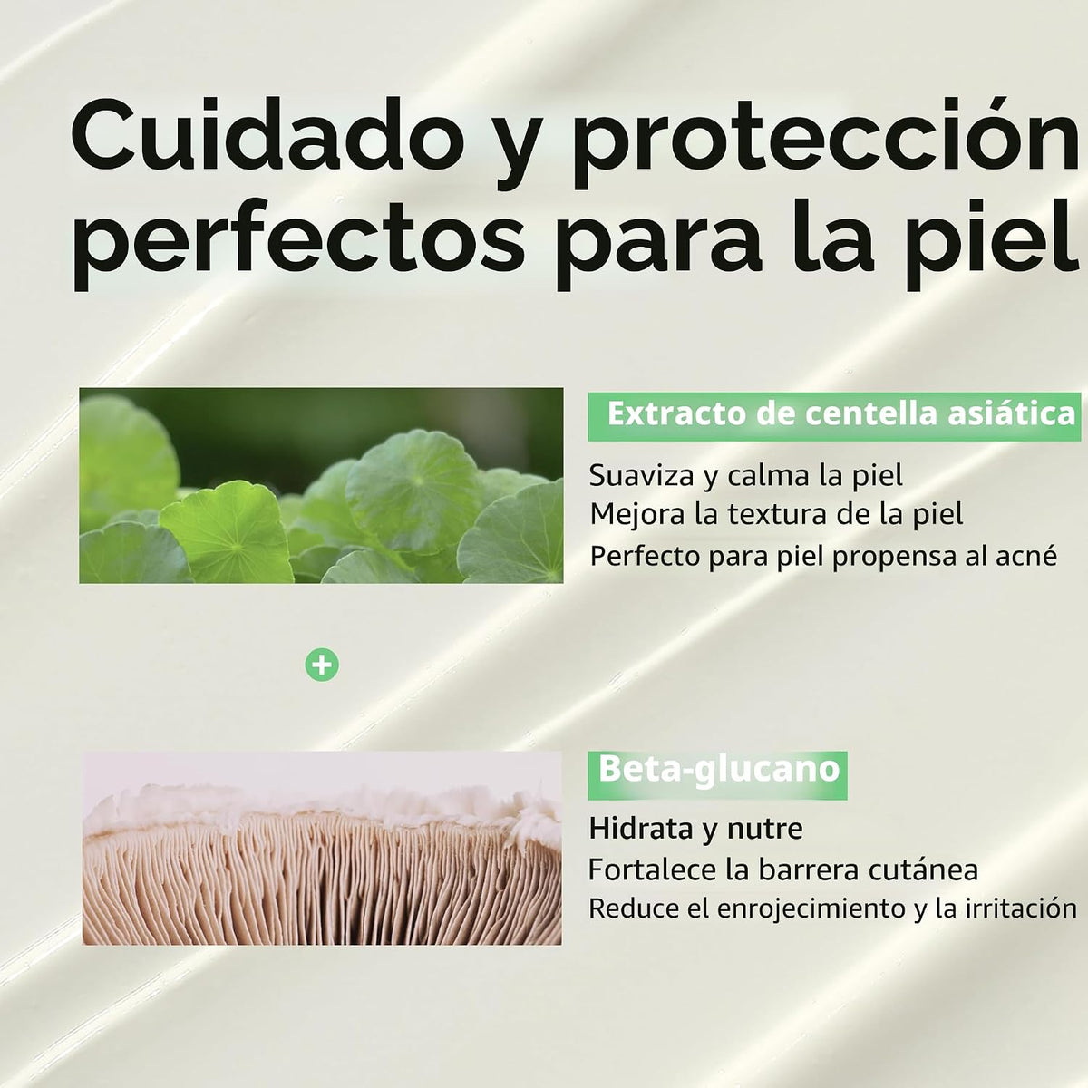IUNIK Crema de Protección Solar Diaria Calmante Centella SPF 50+ PA...