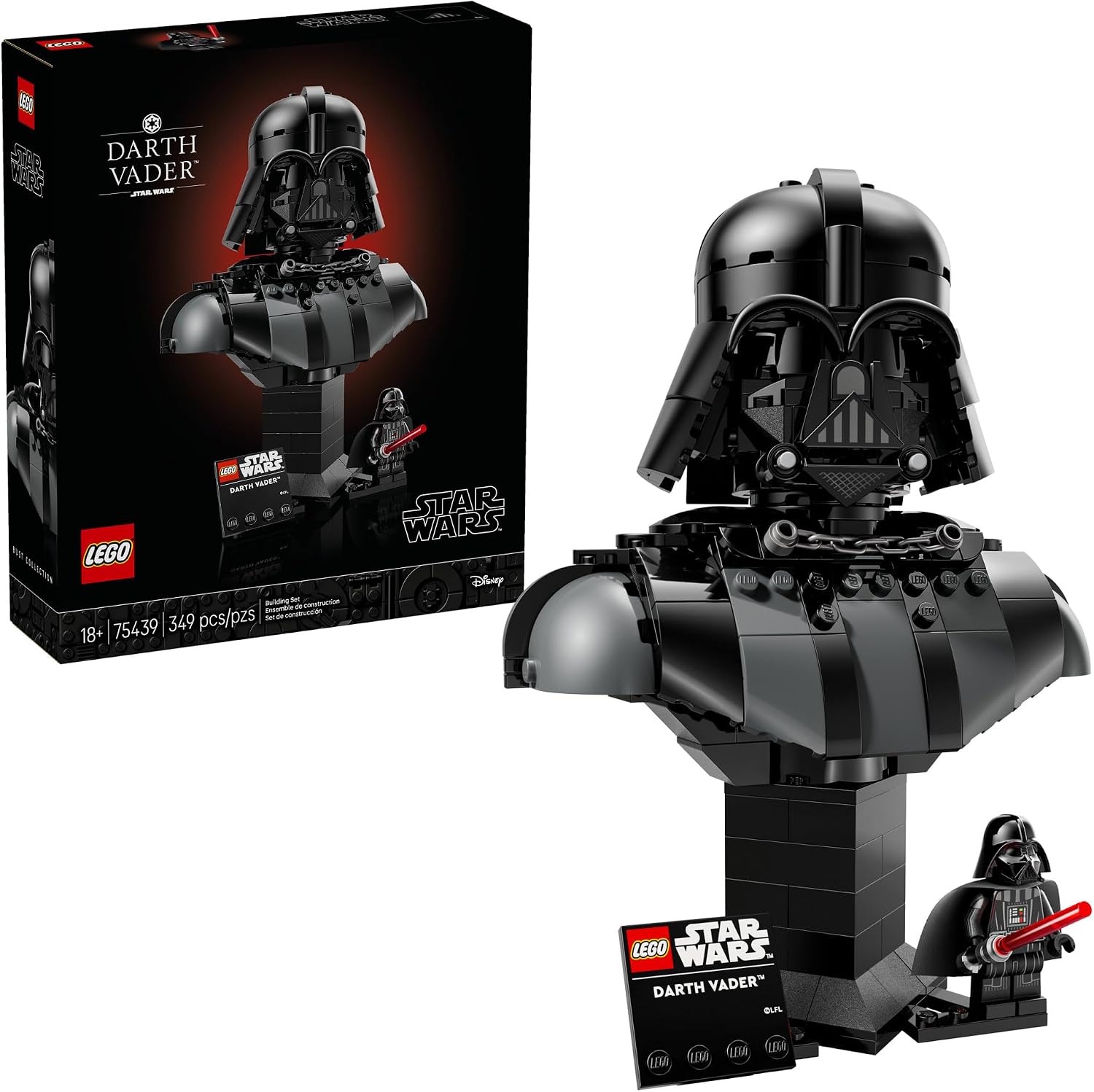 LEGO Star Wars Darth Vader Busto, juego de construcción coleccionab...