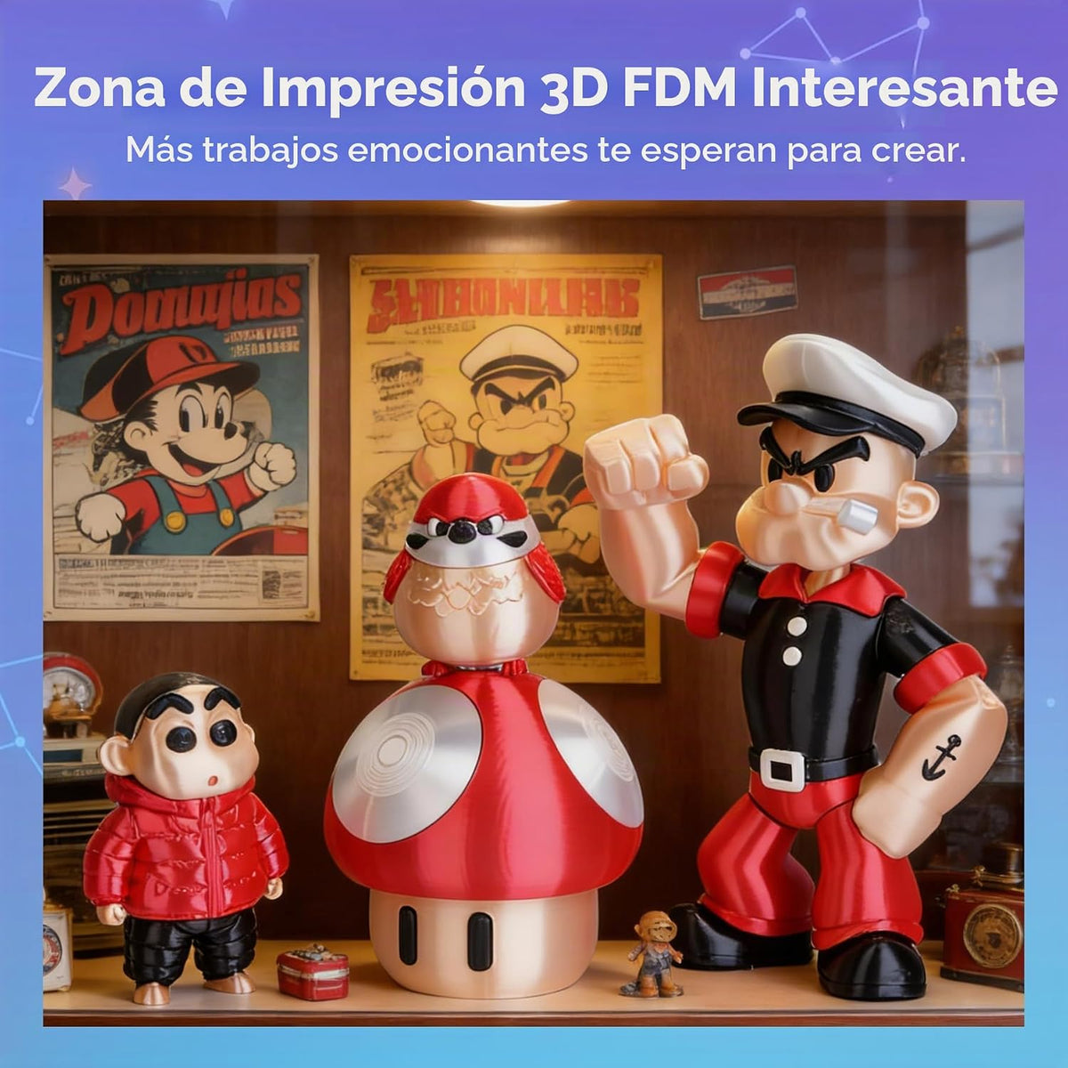 AMOLEN Filamento PLA de seda para impresora 3D de 0.069 in, 7.05 oz...