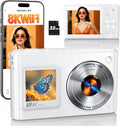 Cámara digital 8K para fotografía con WiFi, enfoque automático de 9...