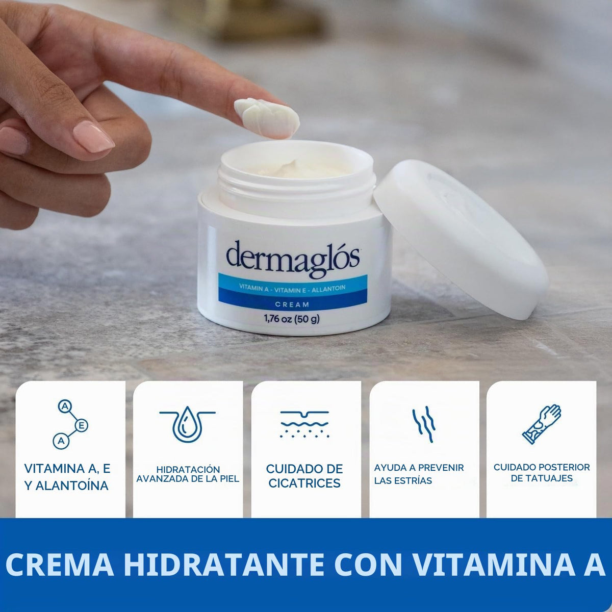 Dermaglós Paquete de 2 crema hidratante, cuidado posterior del tatu...
