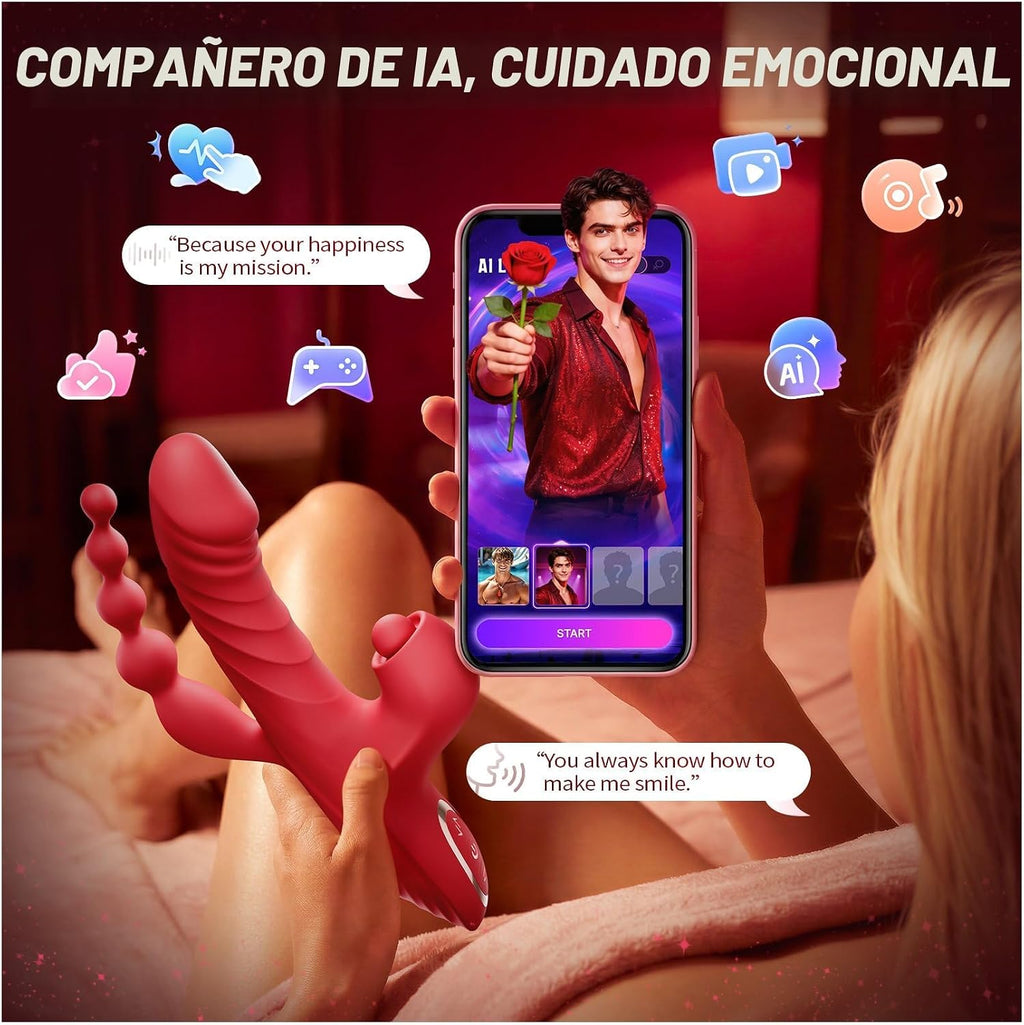 Toendi Vibrador de conejo para mujer, juguete sexual para adultos,...