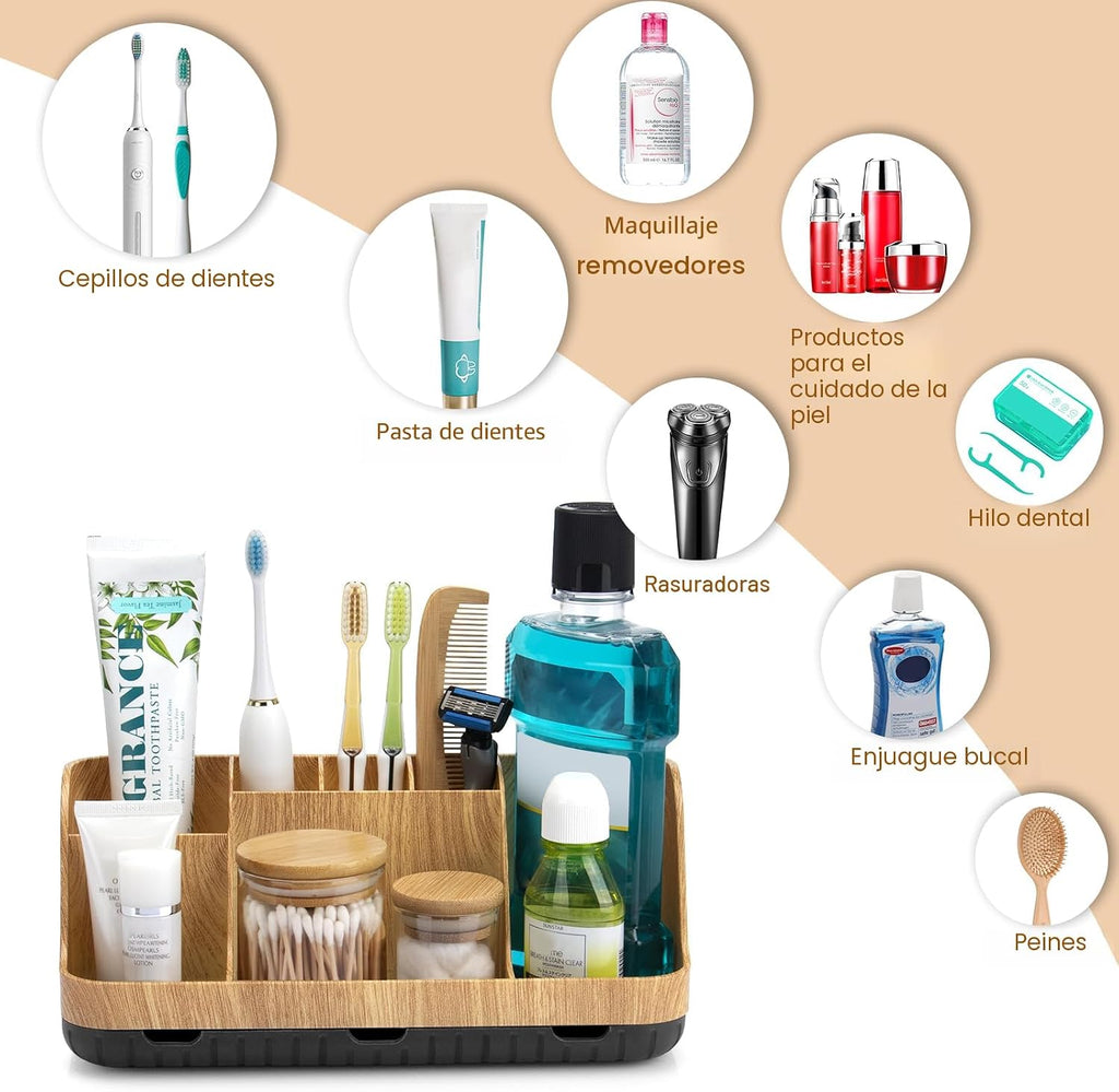 GFWARE Organizadores y Almacenamiento para Baño - Soporte Desmontab...