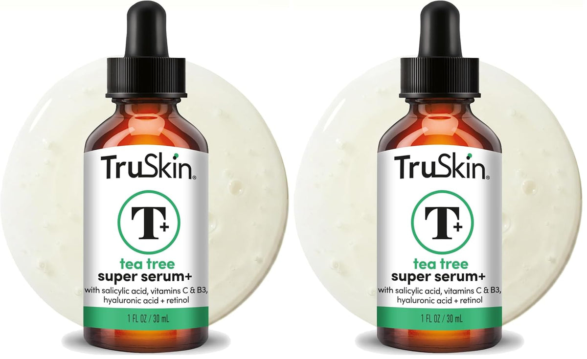 TruSkin Aceite de árbol de té para tratamiento del acné para la car...