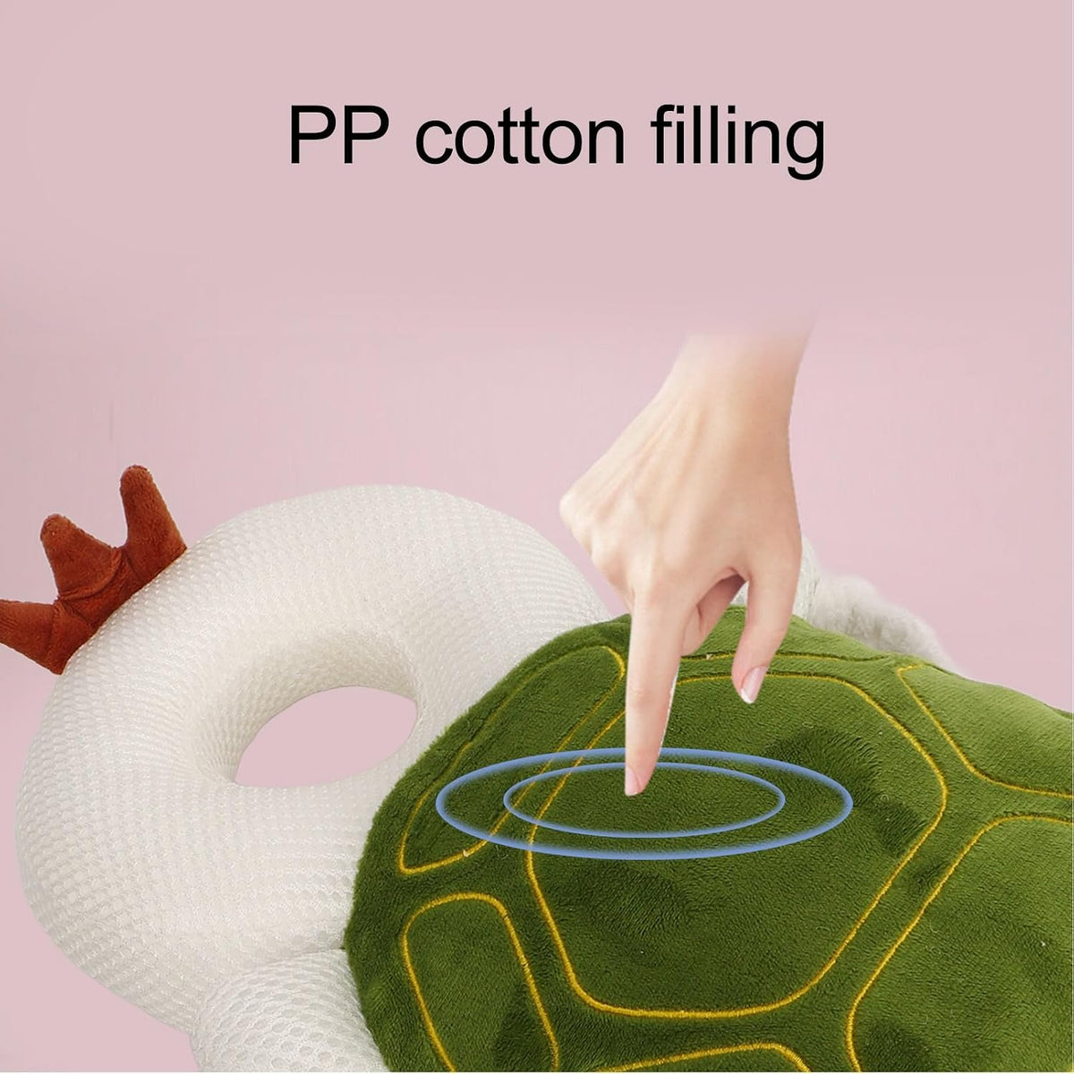 Vvikizy Mochila protectora de cabeza de bebé, cojín de algodón PP e...
