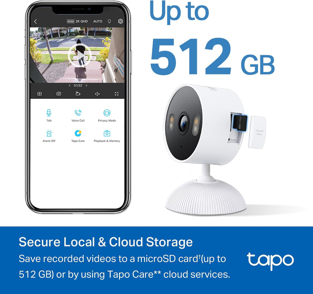 Tapo - Cámara de seguridad de 1080p para interiores\/exteriores - D...
