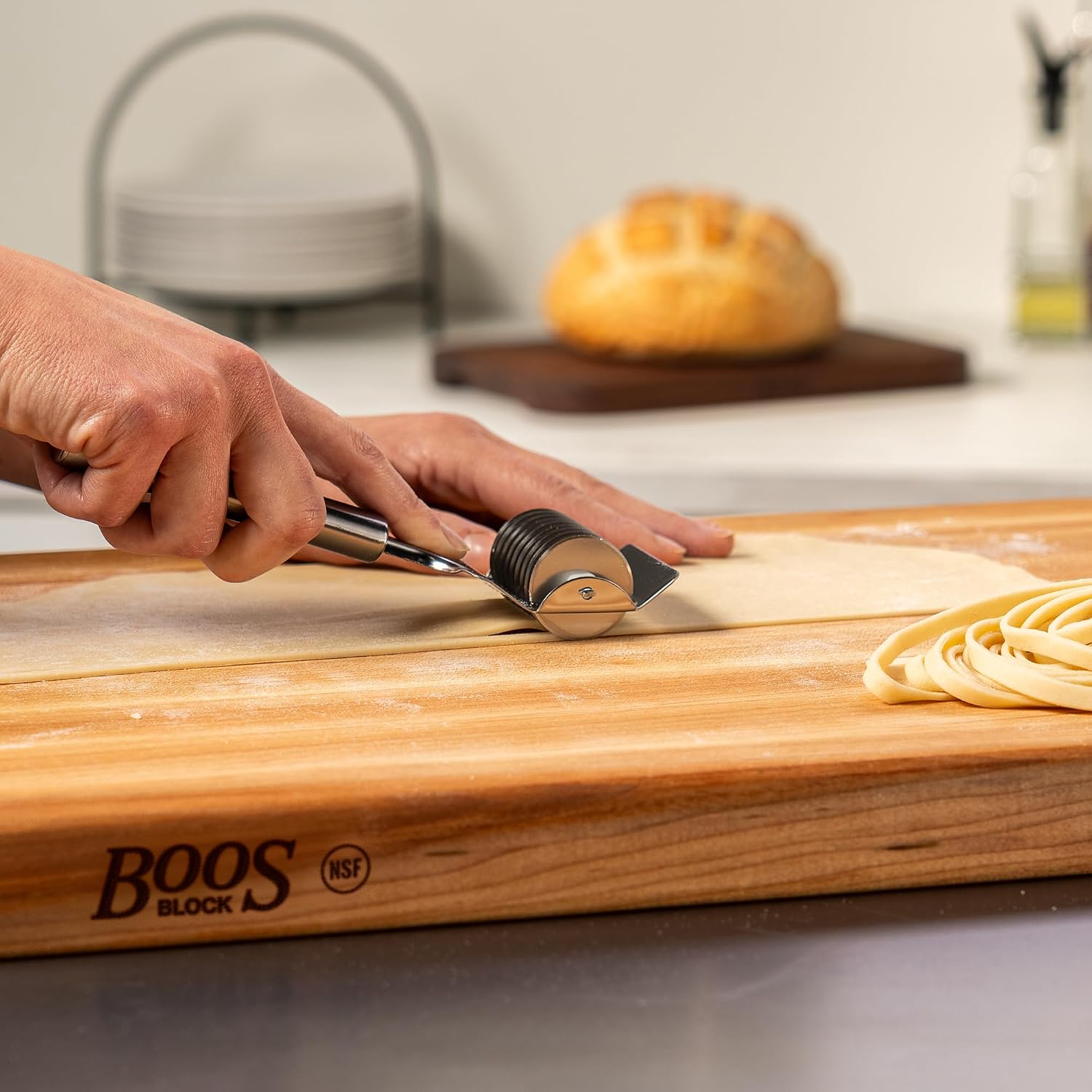 John Boos Serie R-Board Tabla de cortar rectangular de madera de ar...