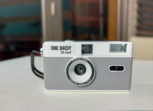 1 Shot Cámara de película de apuntar y disparar de 35mm, cámara ret...