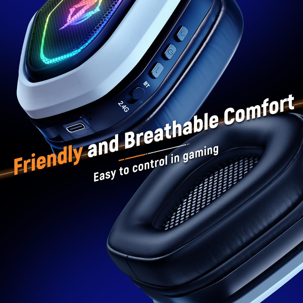 Auriculares inalámbricos para juegos Ozeino para PS5, PC y Switch|...