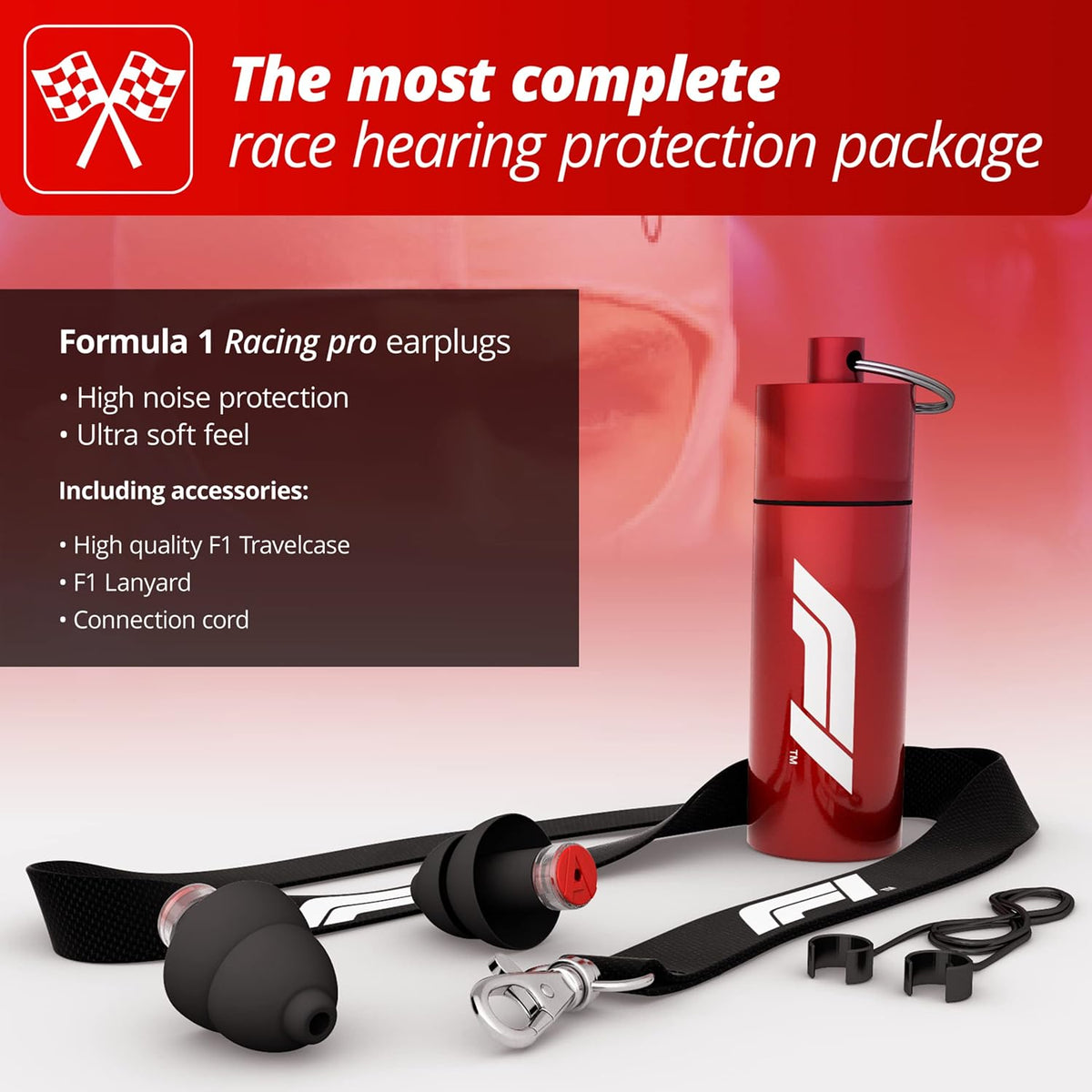 Alpine Formula 1 Tapones para los oídos, protección auditiva reutil...