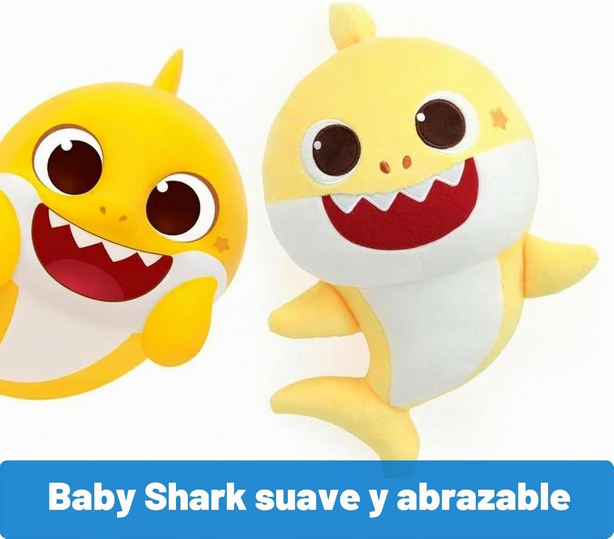 Pinkfong Baby Shark - Peluche musical de peluche, reproduce cancion...