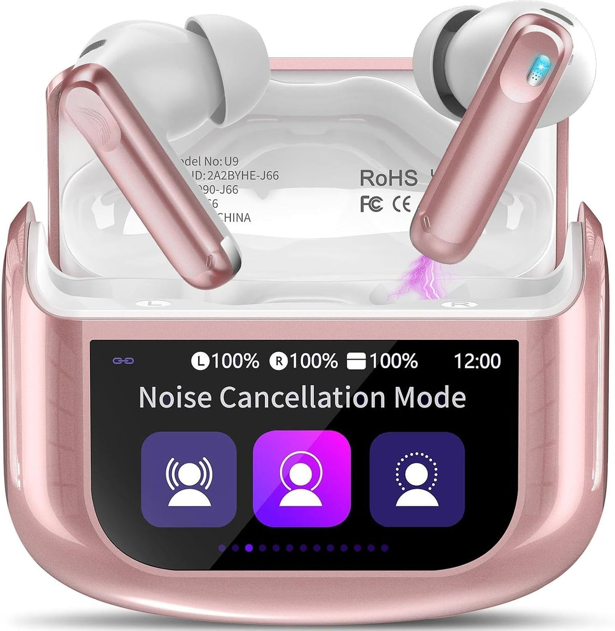 Auriculares inalámbricos con cancelación activa de ruido 48H con pa...