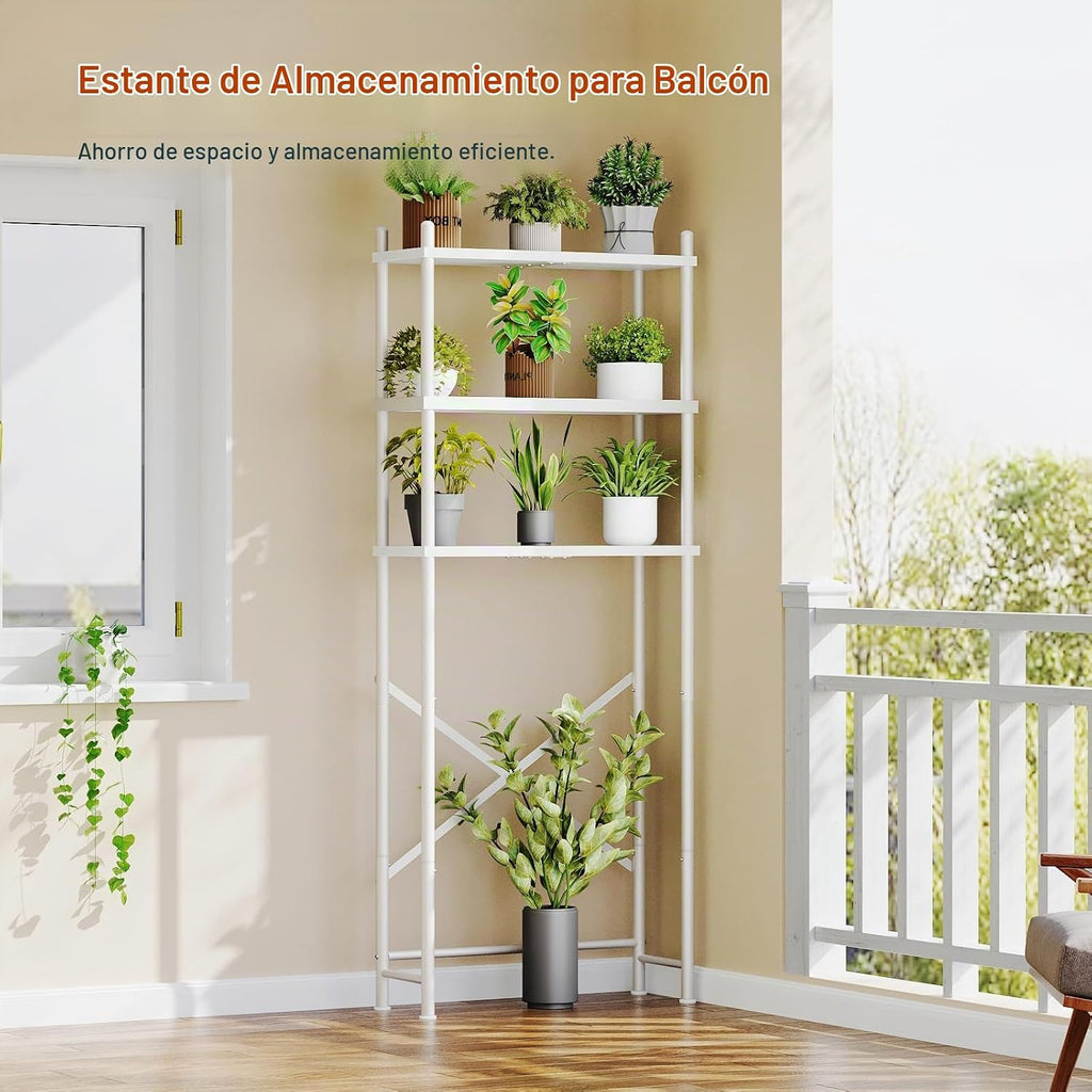 HOOBRO Almacenamiento sobre el inodoro, organizador de baño de 3 ni...