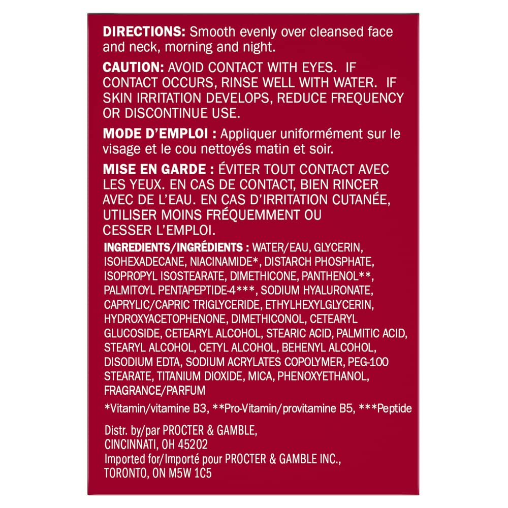 Crema facial hidratante Olay Regenerist Micro-Sculpting, 1,7 onzas
