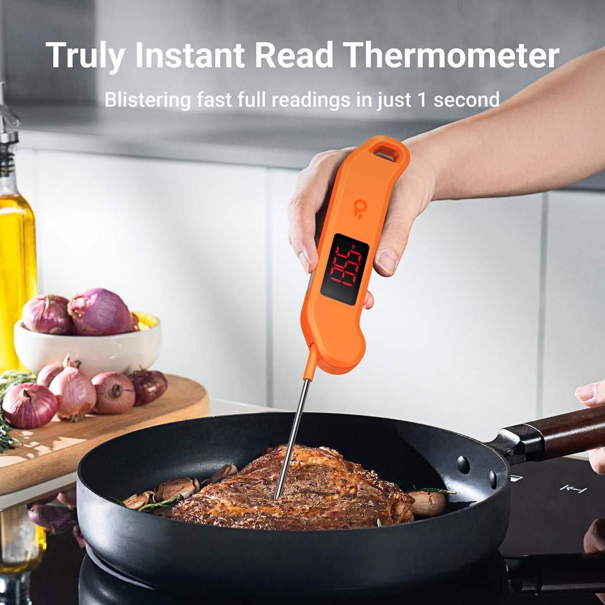 ThermoMaven Termómetro digital profesional para carne de 1 segundo,...