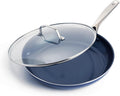 Blue Diamond - Sartén de 12 pulg de cerámica con infusión de diaman...