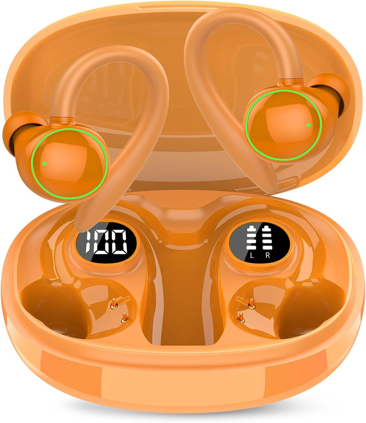 Auriculares inalámbricos, Bluetooth 5.4 Auriculares deportivos sobr...