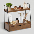 Organizador de Baño de 2 Niveles para Encimera con Cajón, Organizad...