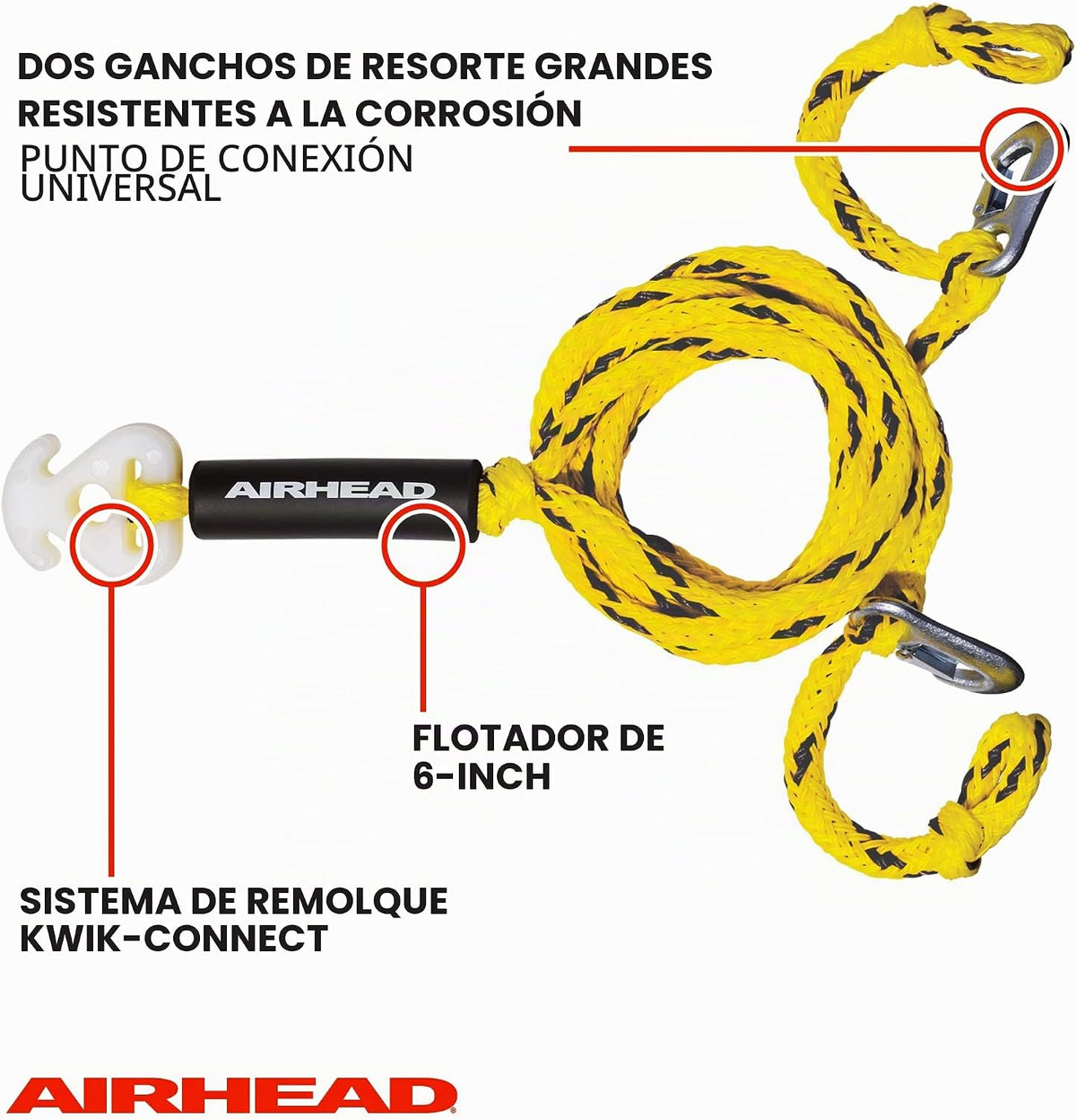 AIRHEAD Arnés de remolque resistente