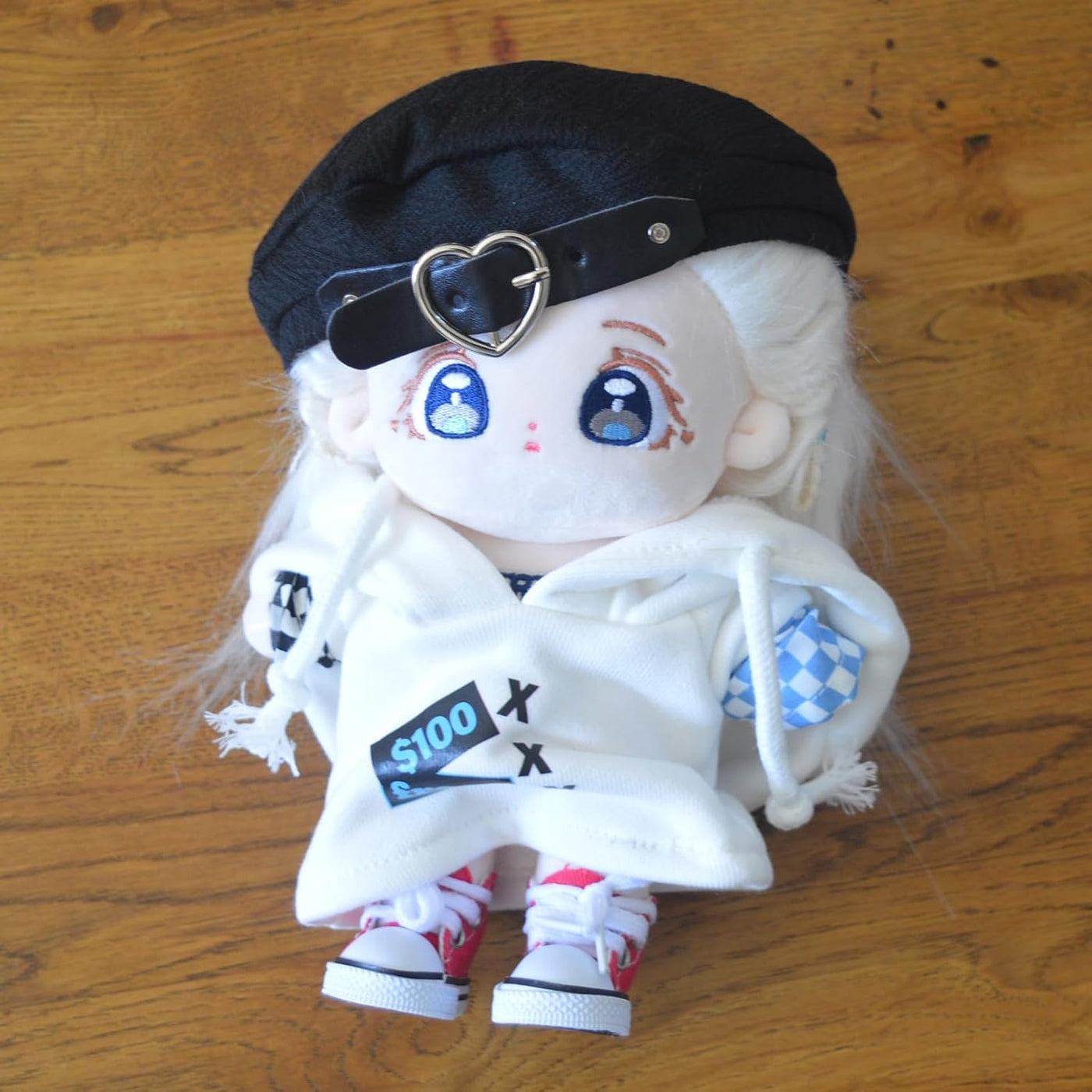 Ruyumei Muñeca de peluche de algodón de 7.9 in, adorable animal de...