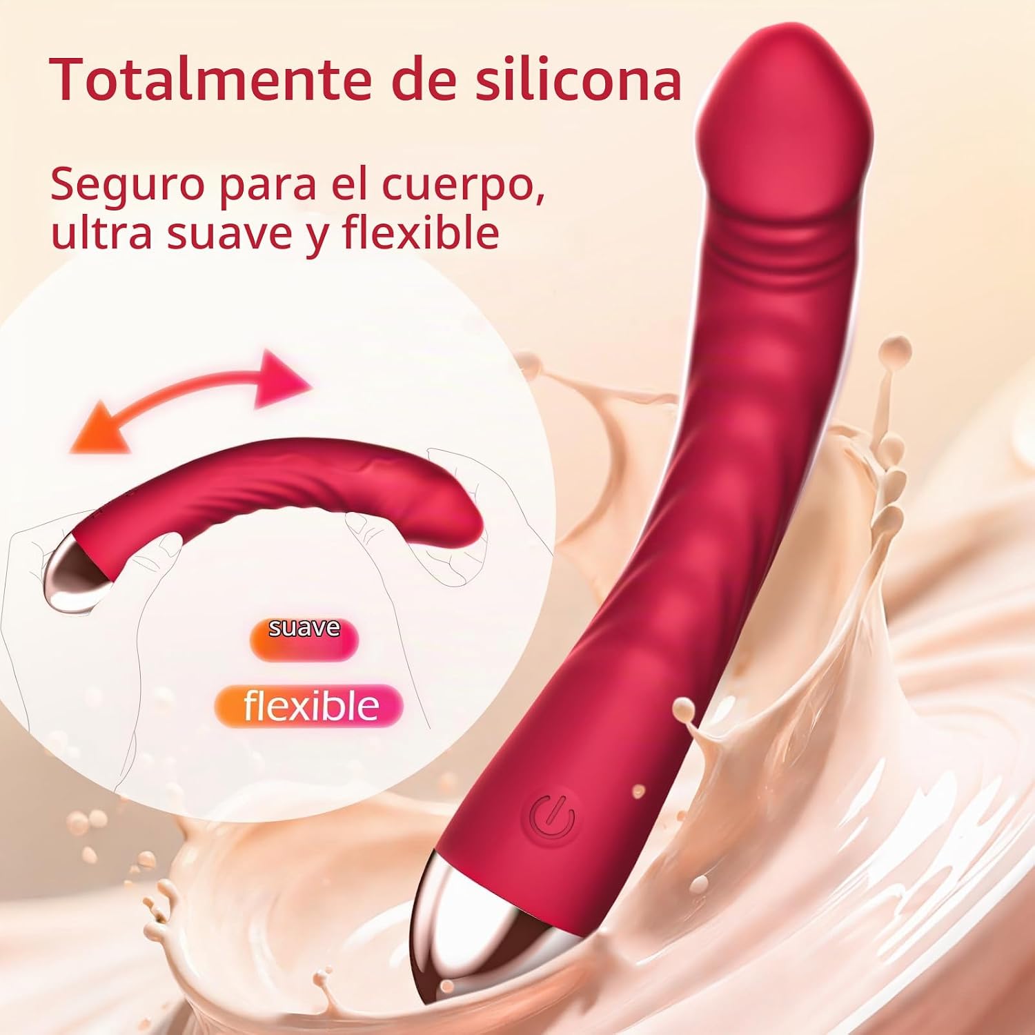 Erncuuc Consolador vibrador realista, juguetes sexuales para adulto...