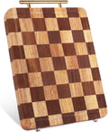 MERPTSK Tabla de cortar a cuadros para cocina, bloque de carnicero...