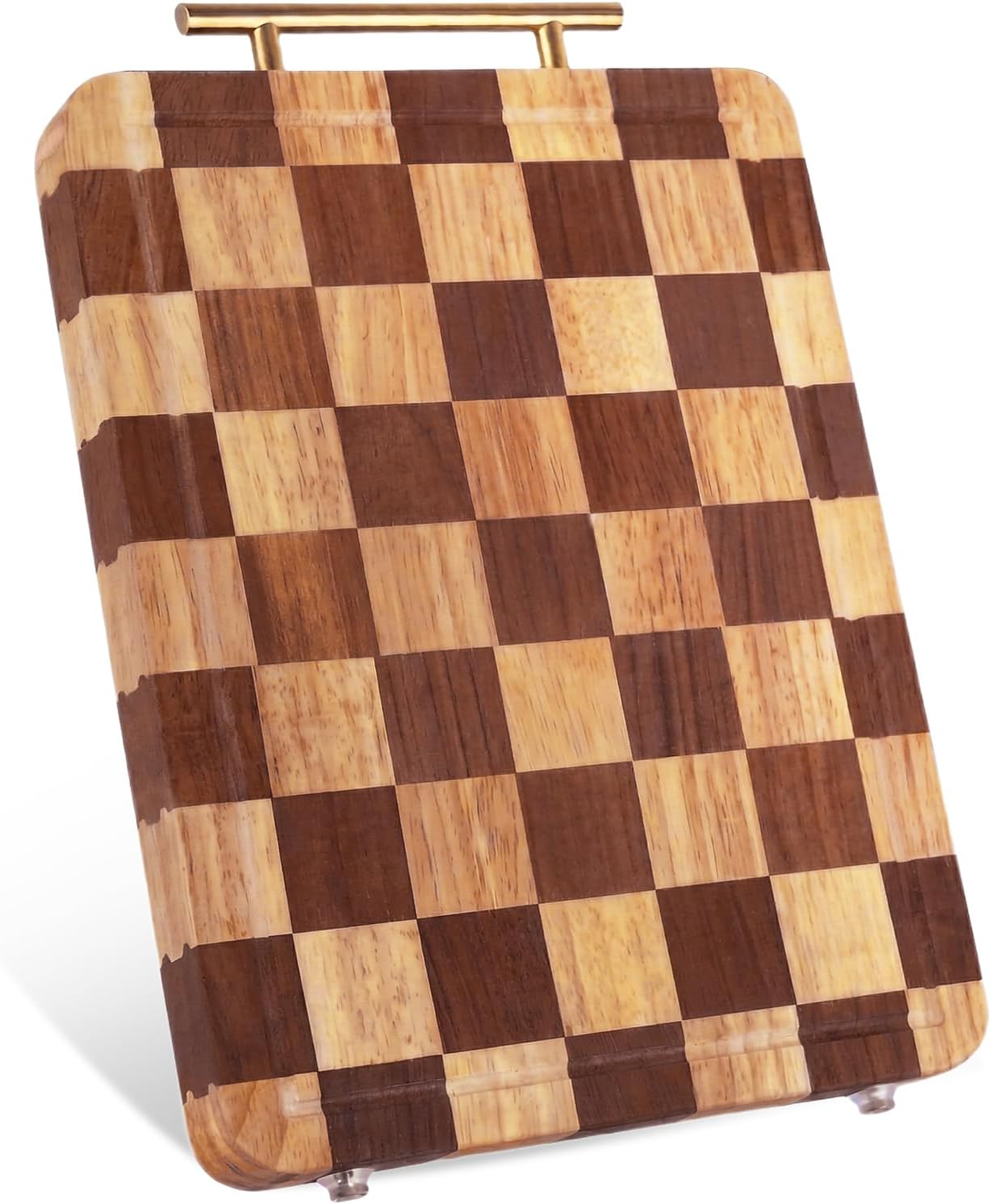 MERPTSK Tabla de cortar a cuadros para cocina, bloque de carnicero...