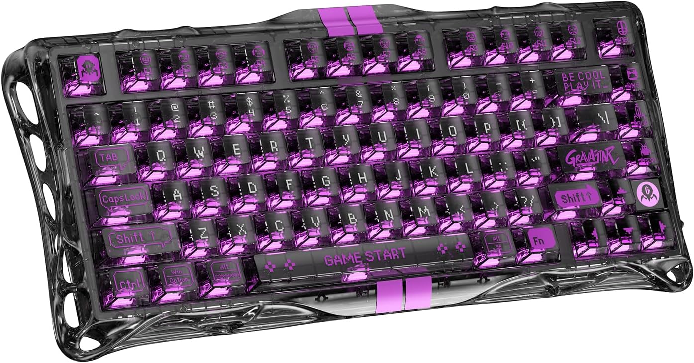 GravaStar Mercury V75 Lite Teclado para juegos con efecto Hall, tec...