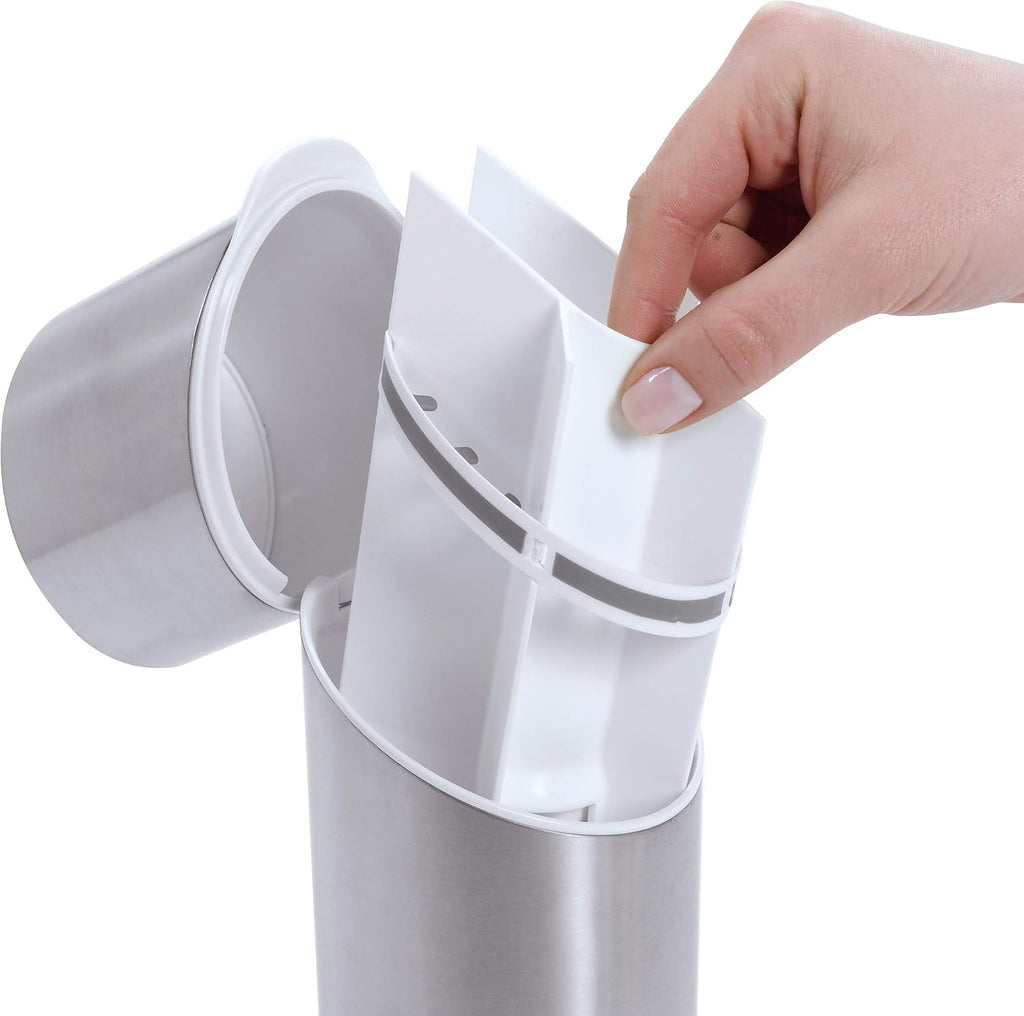 OXO Good Grips - Organizador de cepillos de dientes de acero inoxid...