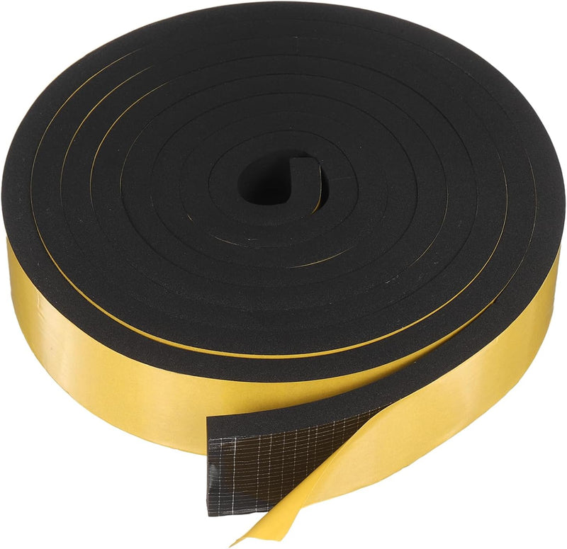 uxcell Burlete para puerta (negro, 1\/2" x 2" x 15.7")...