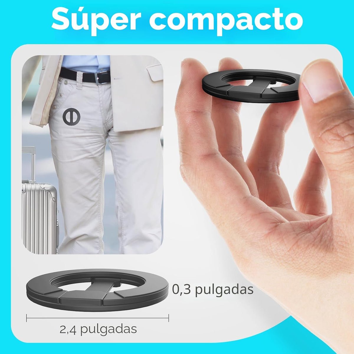 Soporte magnético para teléfono con mini avión para MagSafe, soport...