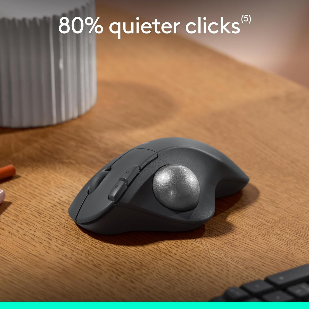 Logitech Ergo M575S Ratón inalámbrico Bluetooth Trackball - Bola de...
