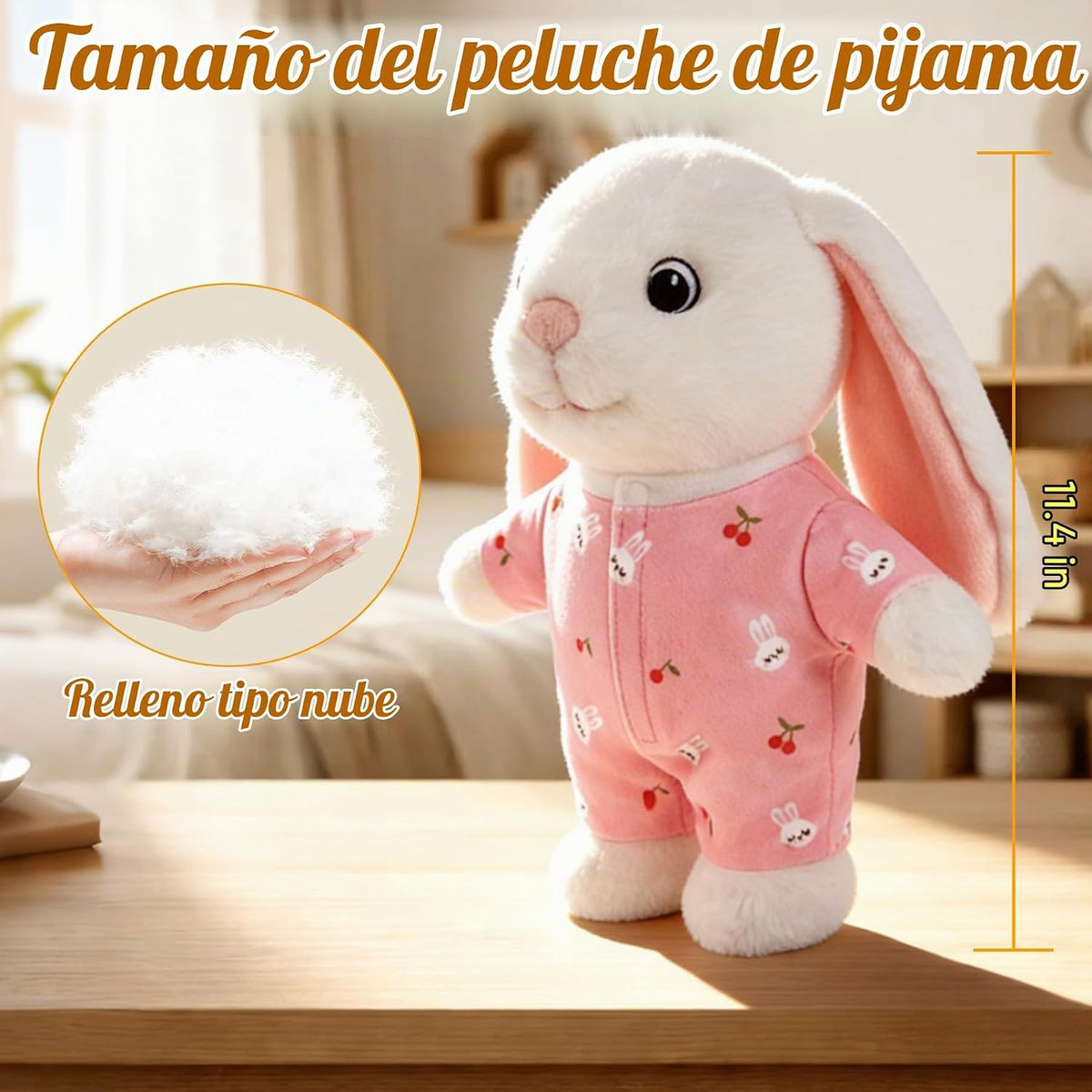 okegztoa Animal de peluche con ropa, disfraz de disfraz suave para...
