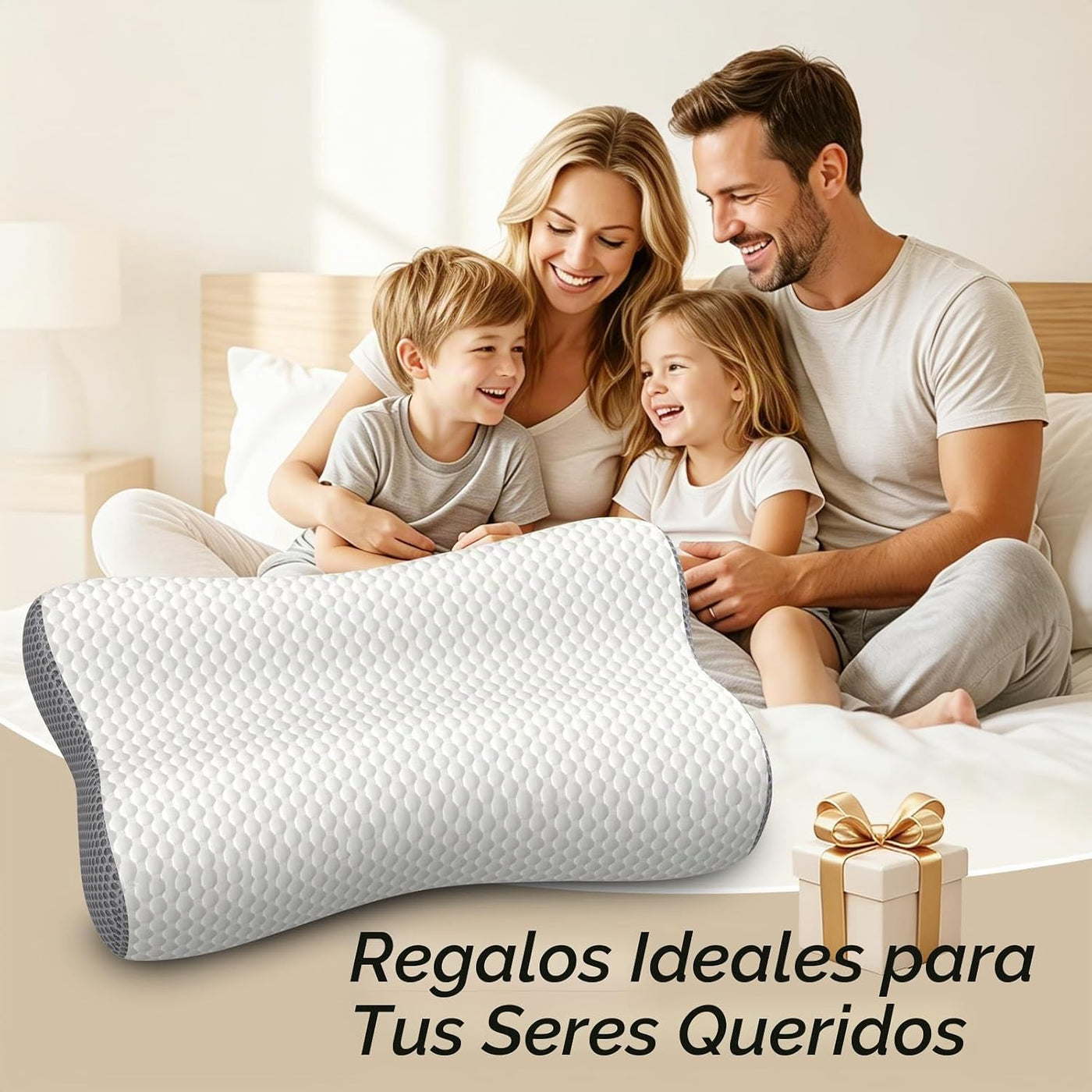 Almohada cervical para el cuello para aliviar el dolor, almohadas d...