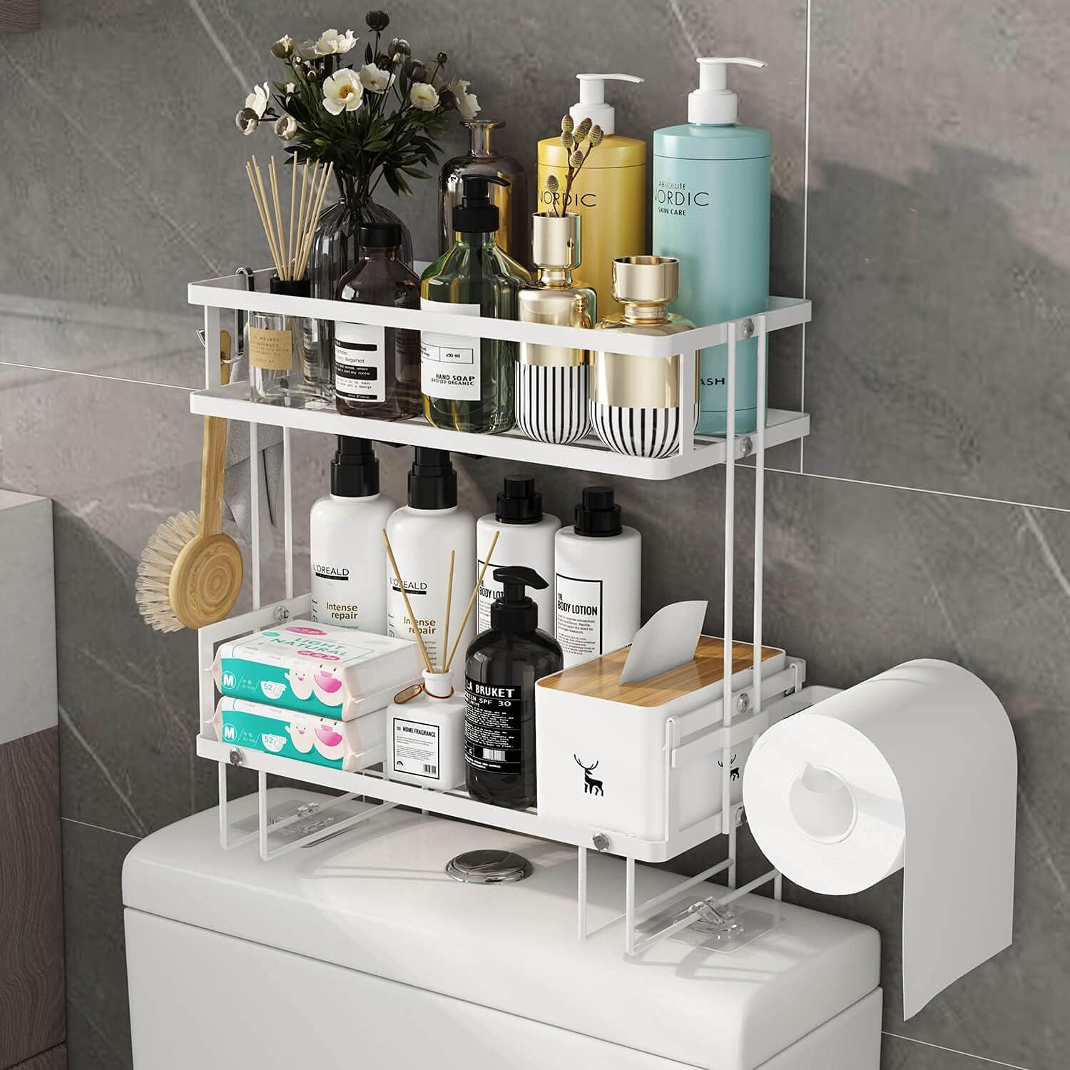 Organizador de Baño Godboat - Gabinete de Almacenamiento Sobre el I...