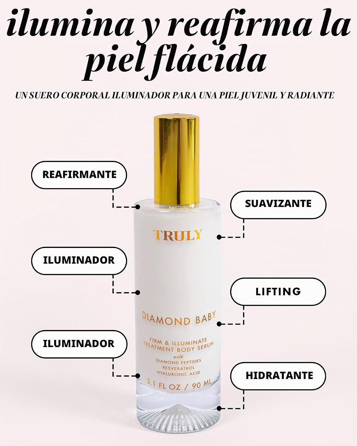 Truly Beauty Diamond Baby Tratamiento Firme e Iluminador - Suero co...